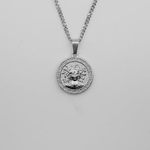 Medusa Pendant Necklace - Silver necklace Midnight City Jewellery 