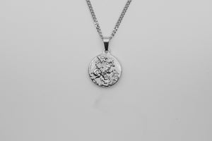 St George Pendant Necklace - Silver necklace Midnight City Jewellery 