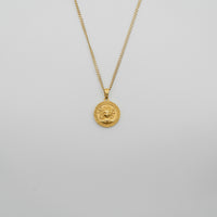 Medusa Pendant Necklace - Gold necklace Midnight City Jewellery 