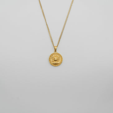 Medusa Pendant Necklace - Gold necklace Midnight City Jewellery 