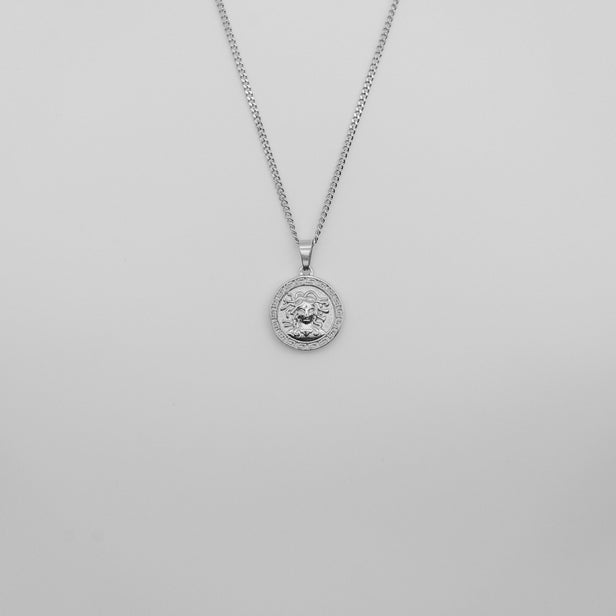 Medusa Pendant Necklace - Silver necklace Midnight City Jewellery 