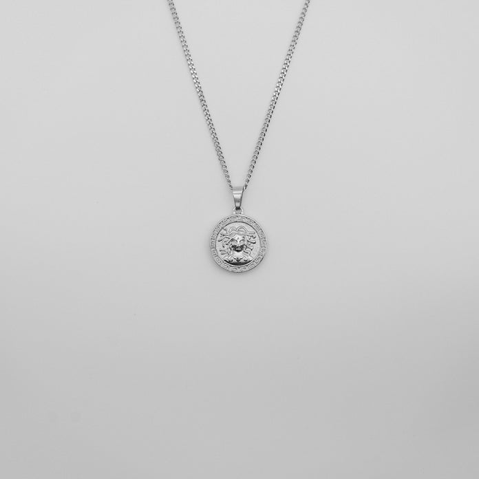 Medusa Pendant Necklace - Silver necklace Midnight City Jewellery 