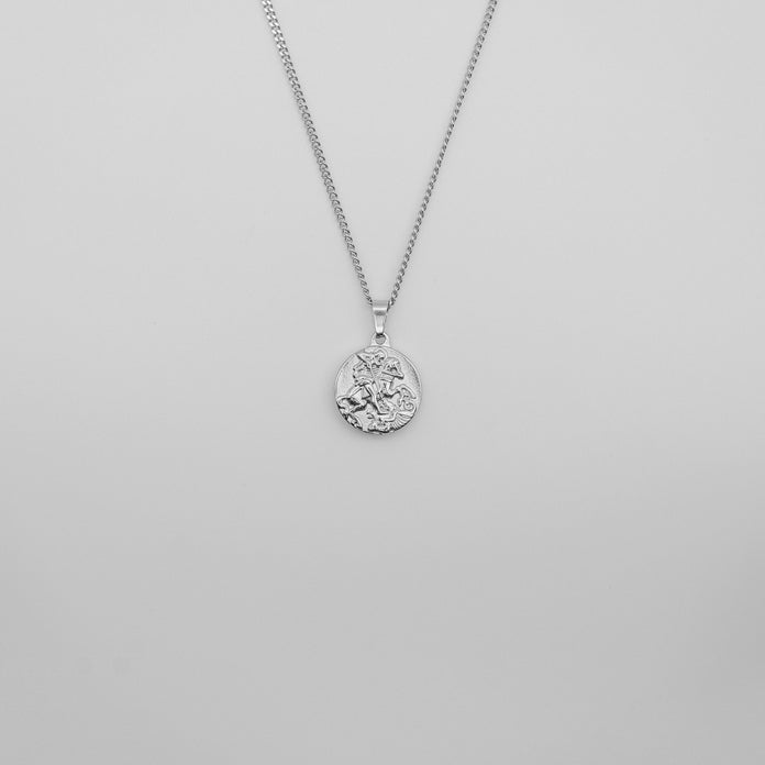 St George Pendant Necklace - Silver necklace Midnight City Jewellery 