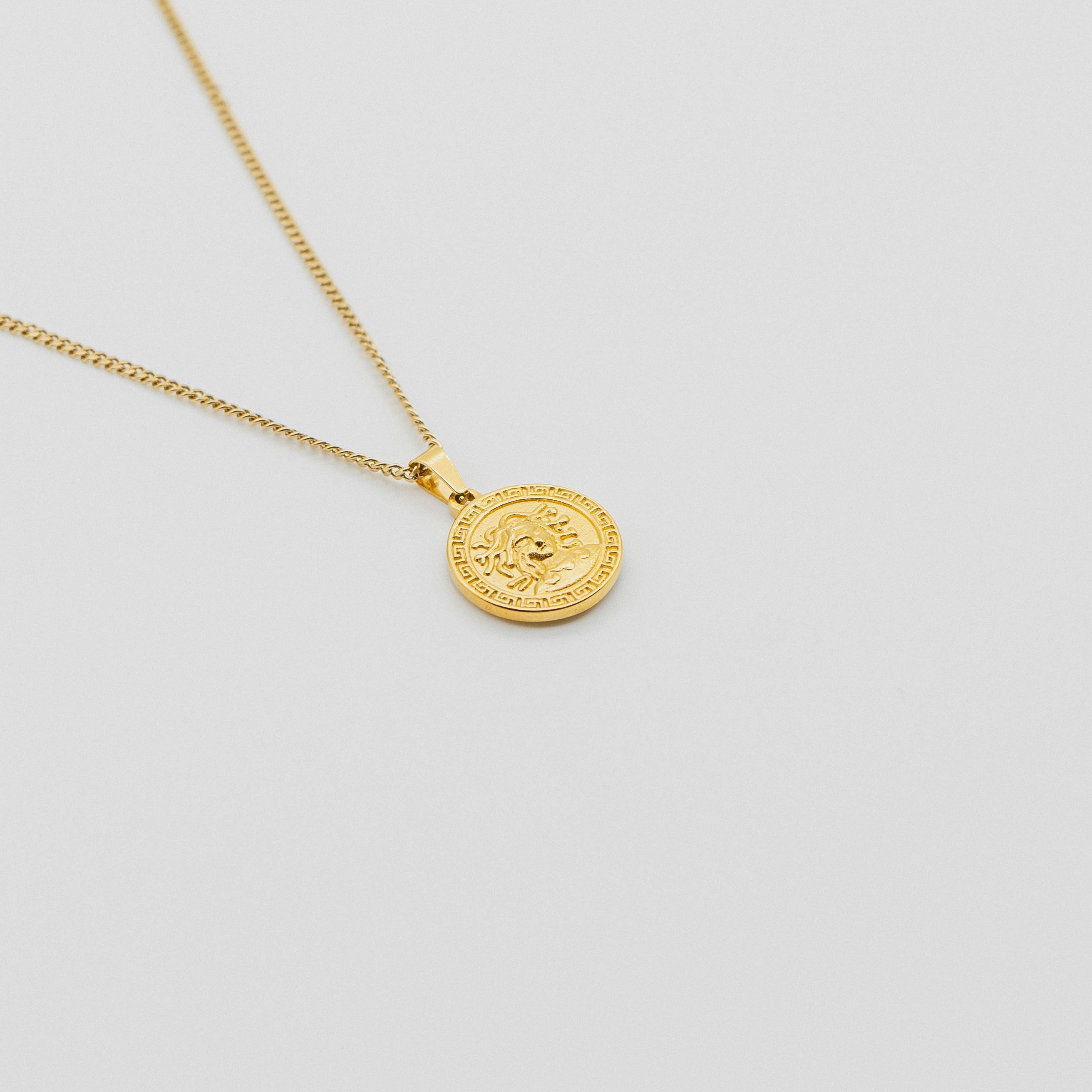 Medusa Pendant Necklace - Gold necklace Midnight City Jewellery 