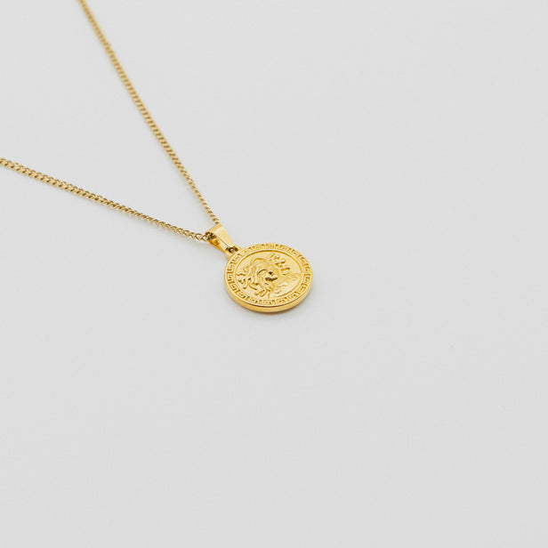 Medusa Pendant Necklace - Gold necklace Midnight City Jewellery 