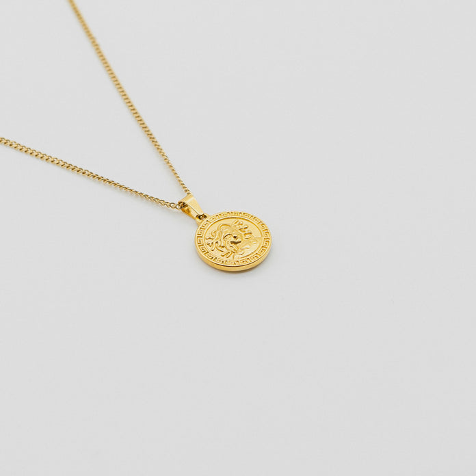 Medusa Pendant Necklace - Gold necklace Midnight City Jewellery 