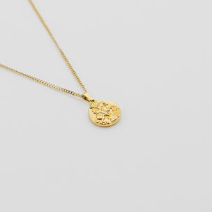 St George Pendant Necklace - Gold necklace Midnight City Jewellery 