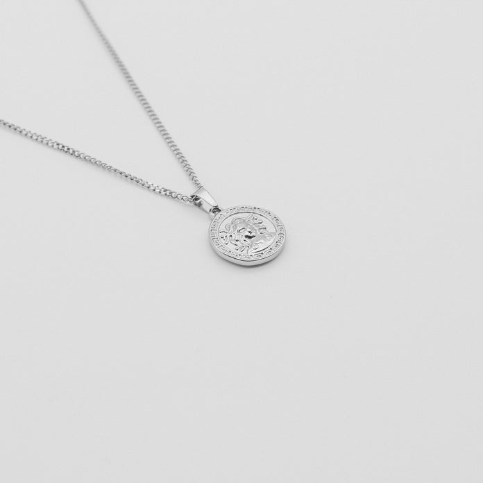 Medusa Pendant Necklace - Silver necklace Midnight City Jewellery 