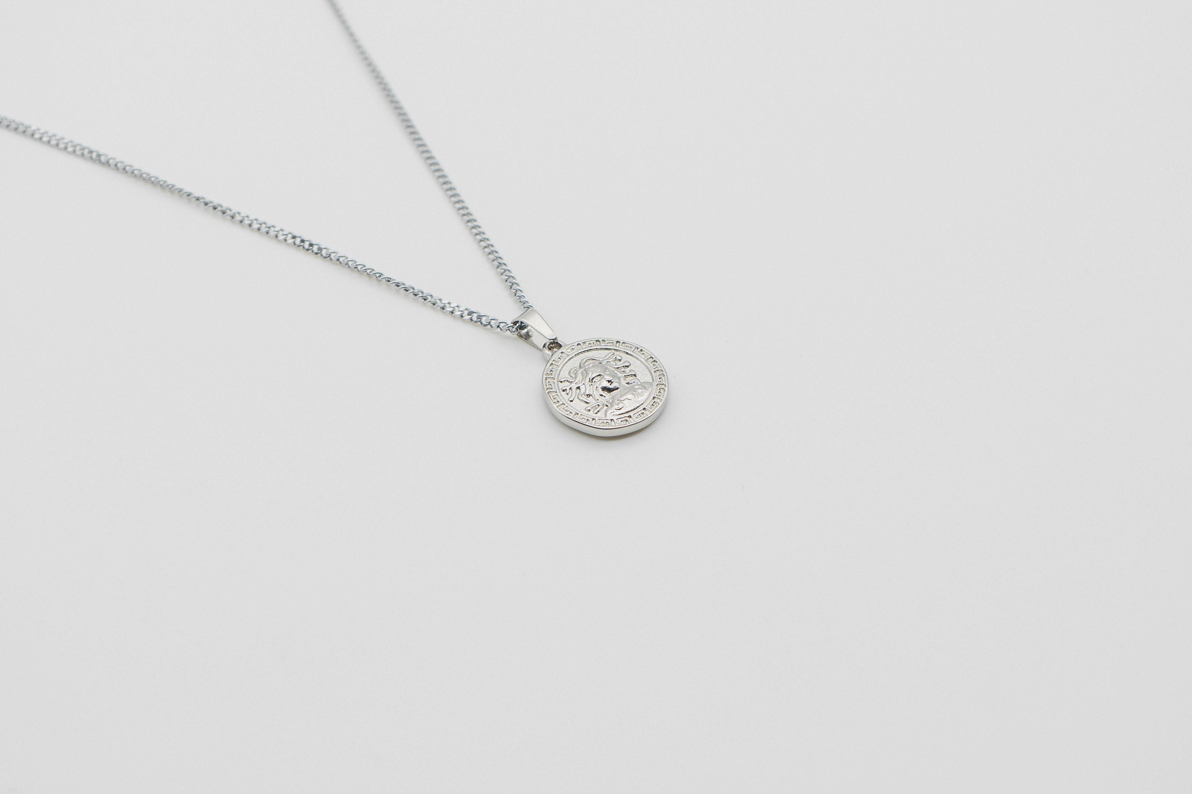 Medusa Pendant Necklace - Silver necklace Midnight City Jewellery 