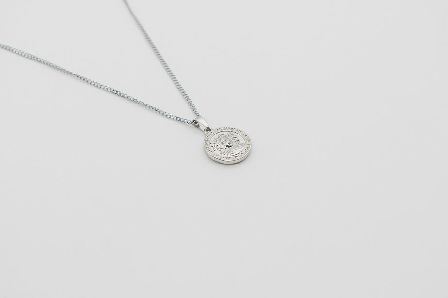 Medusa Pendant Necklace - Silver necklace Midnight City Jewellery 