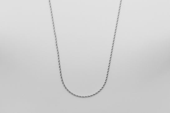 Rope Chain - Silver chain Midnight City Jewellery 