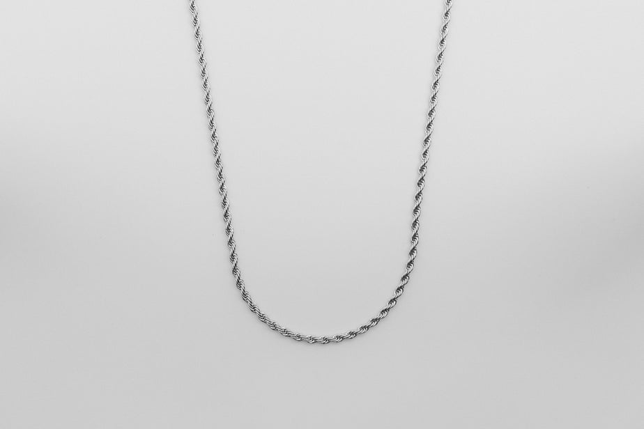 Rope Chain - Silver chain Midnight City Jewellery 