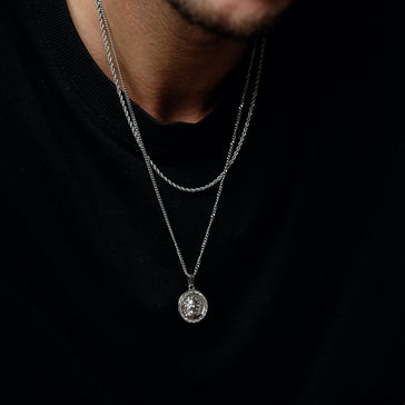 Medusa Pendant Necklace - Silver necklace Midnight City Jewellery 