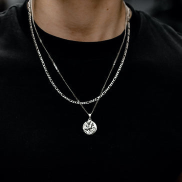St George Pendant Necklace - Silver necklace Midnight City Jewellery 